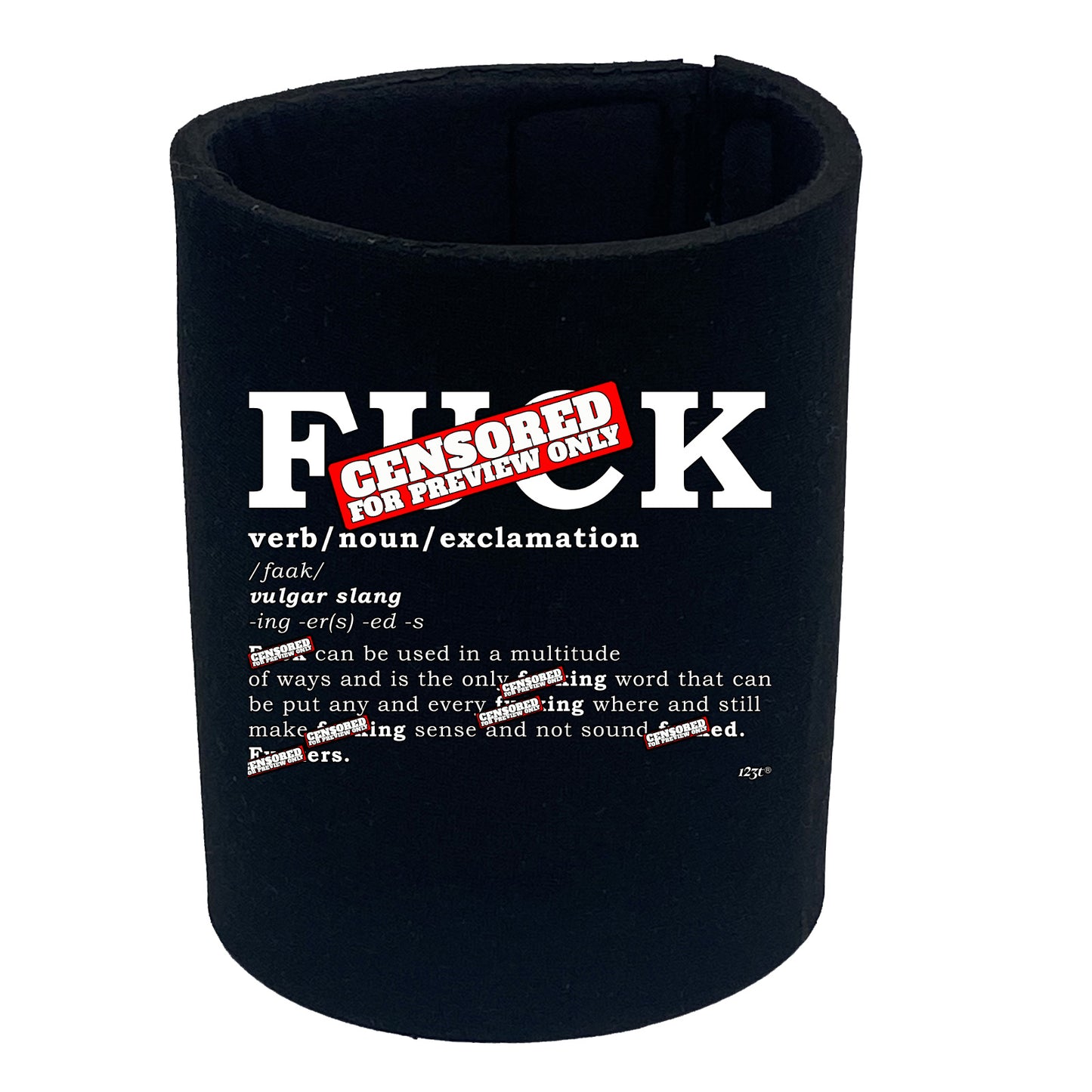 F  K Noun - Funny Stubby Holder