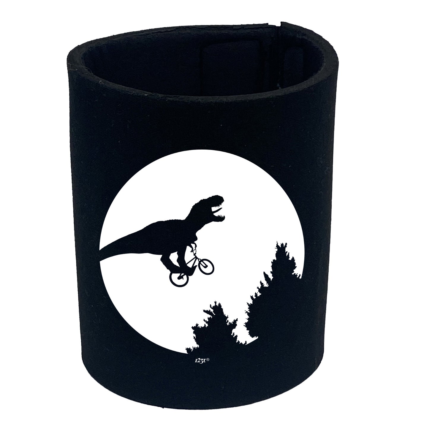 Dinosaur Across The Moon - Funny Stubby Holder