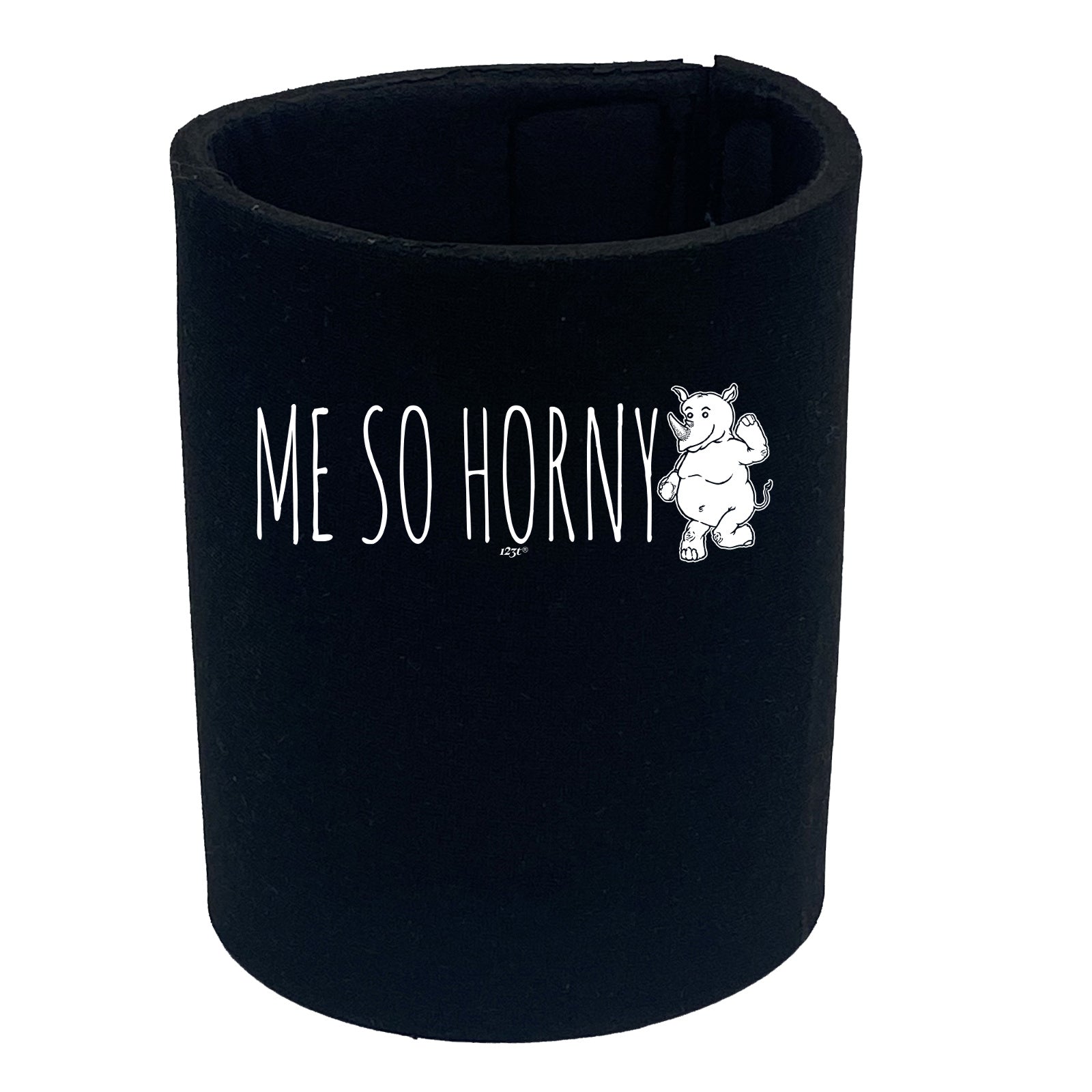 Me So Horny Rhino - Funny Stubby Holder