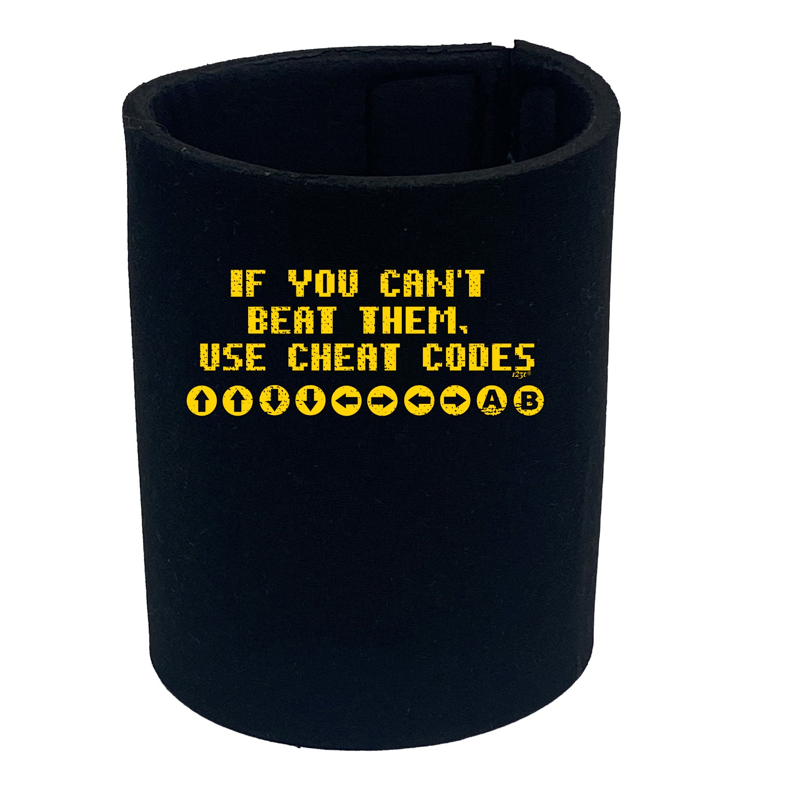 If You Cant Beat Them Use Cheat Codes - Funny Stubby Holder