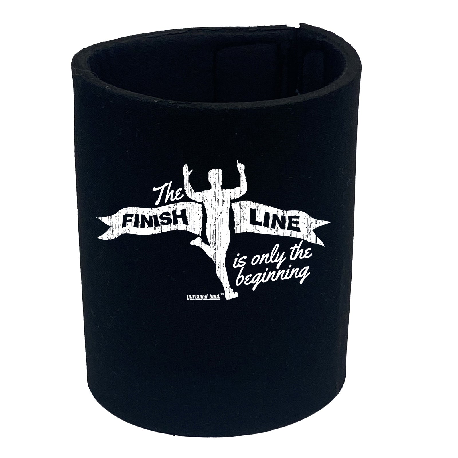 Pb Finish Line - Funny Stubby Holder