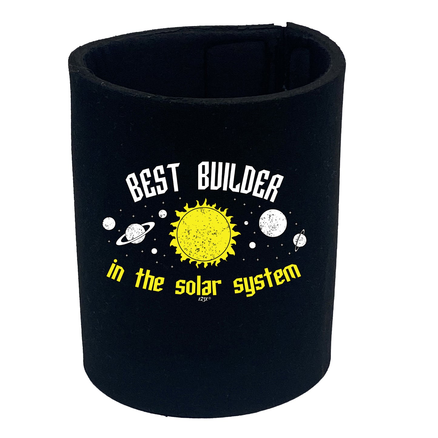 Best Builder Solar System - Funny Stubby Holder