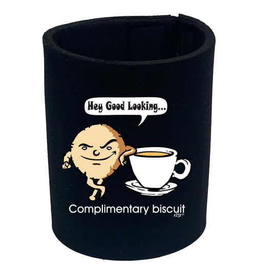 Complimentary Biscuit Coffee - Funny Stubby Holder