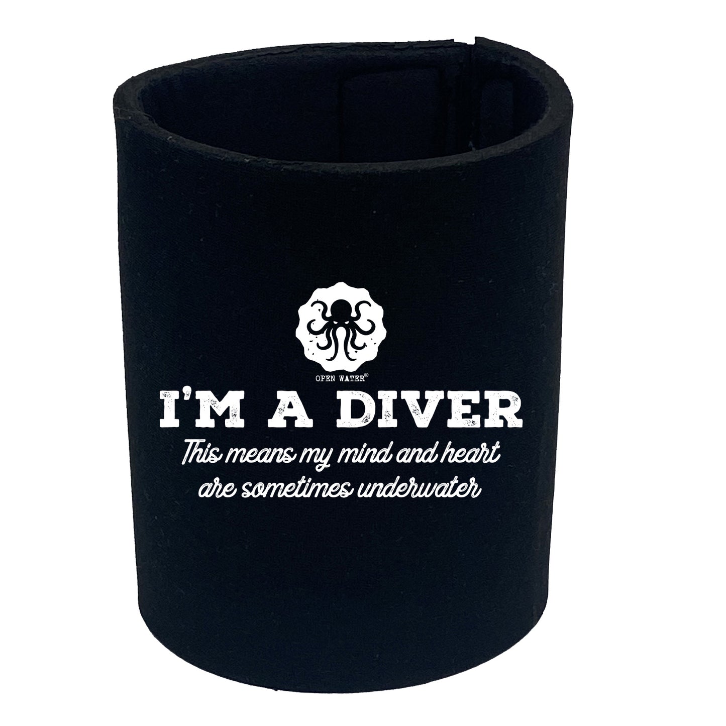 Ow Im A Diver Underwater - Funny Stubby Holder