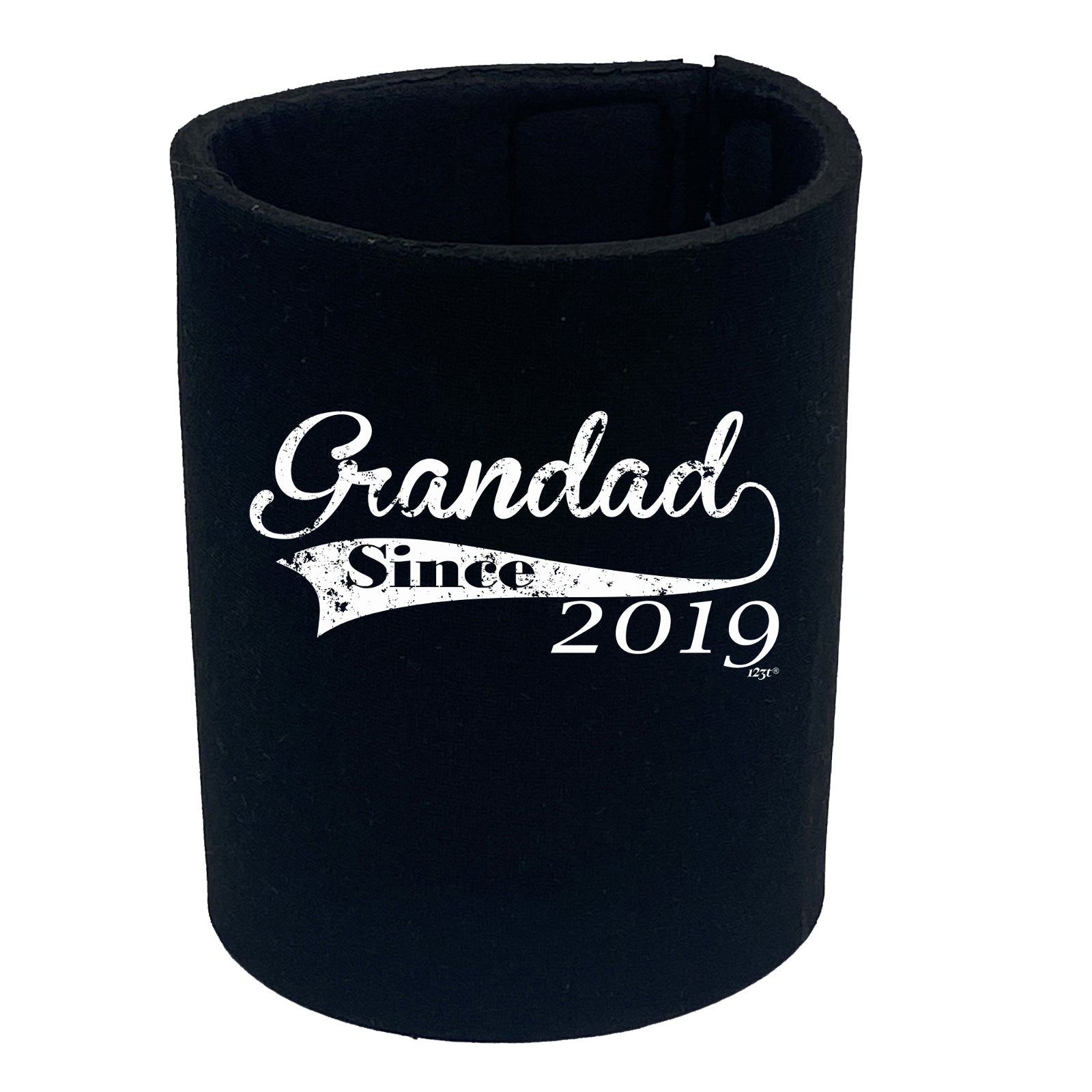 Grandad Since 2019 - Funny Stubby Holder