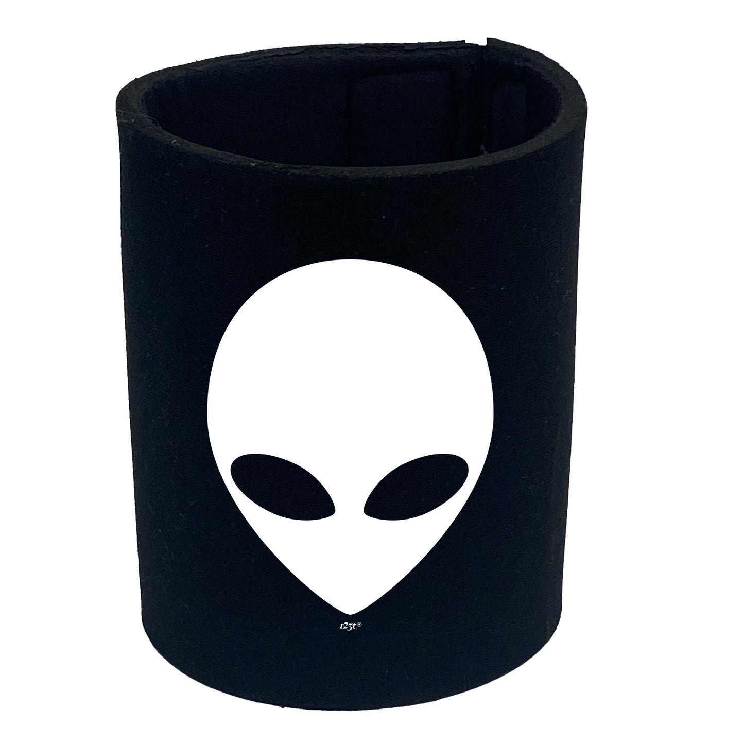 Alien Head White - Funny Stubby Holder