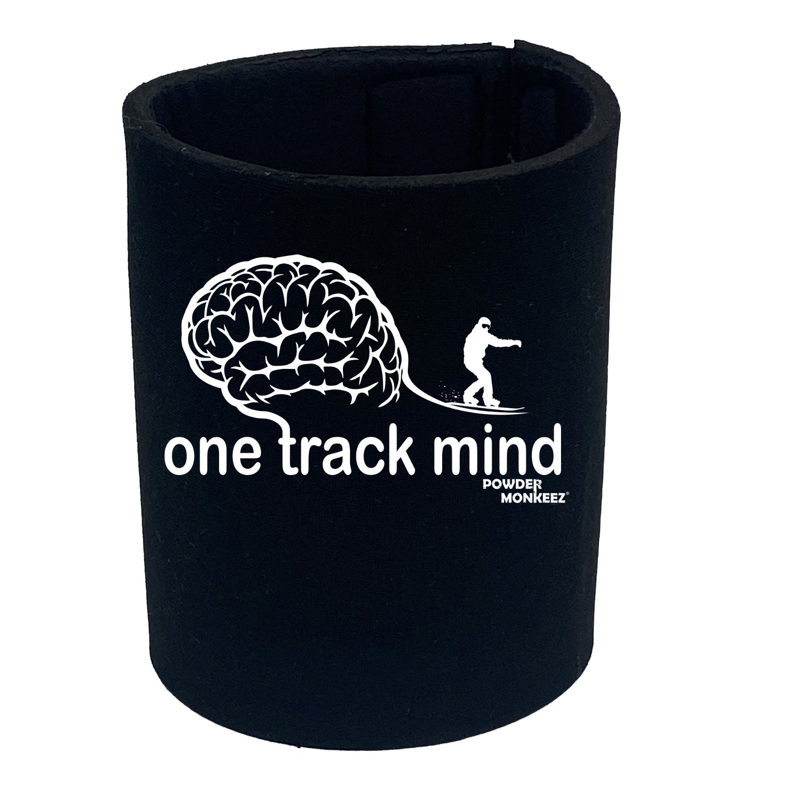 Pm One Track Mind Snowboard - Funny Stubby Holder