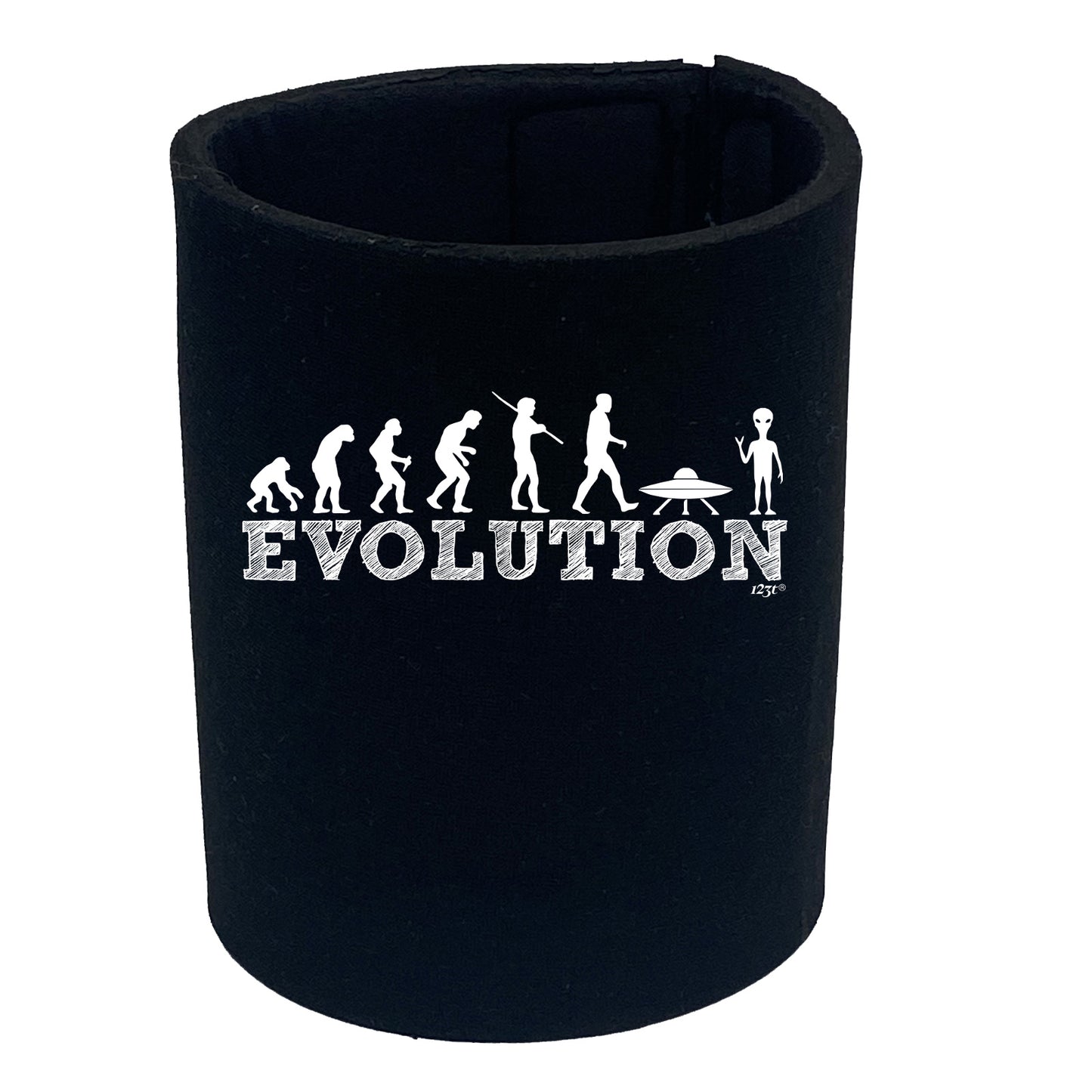 Evolution Ufo Alien - Funny Stubby Holder