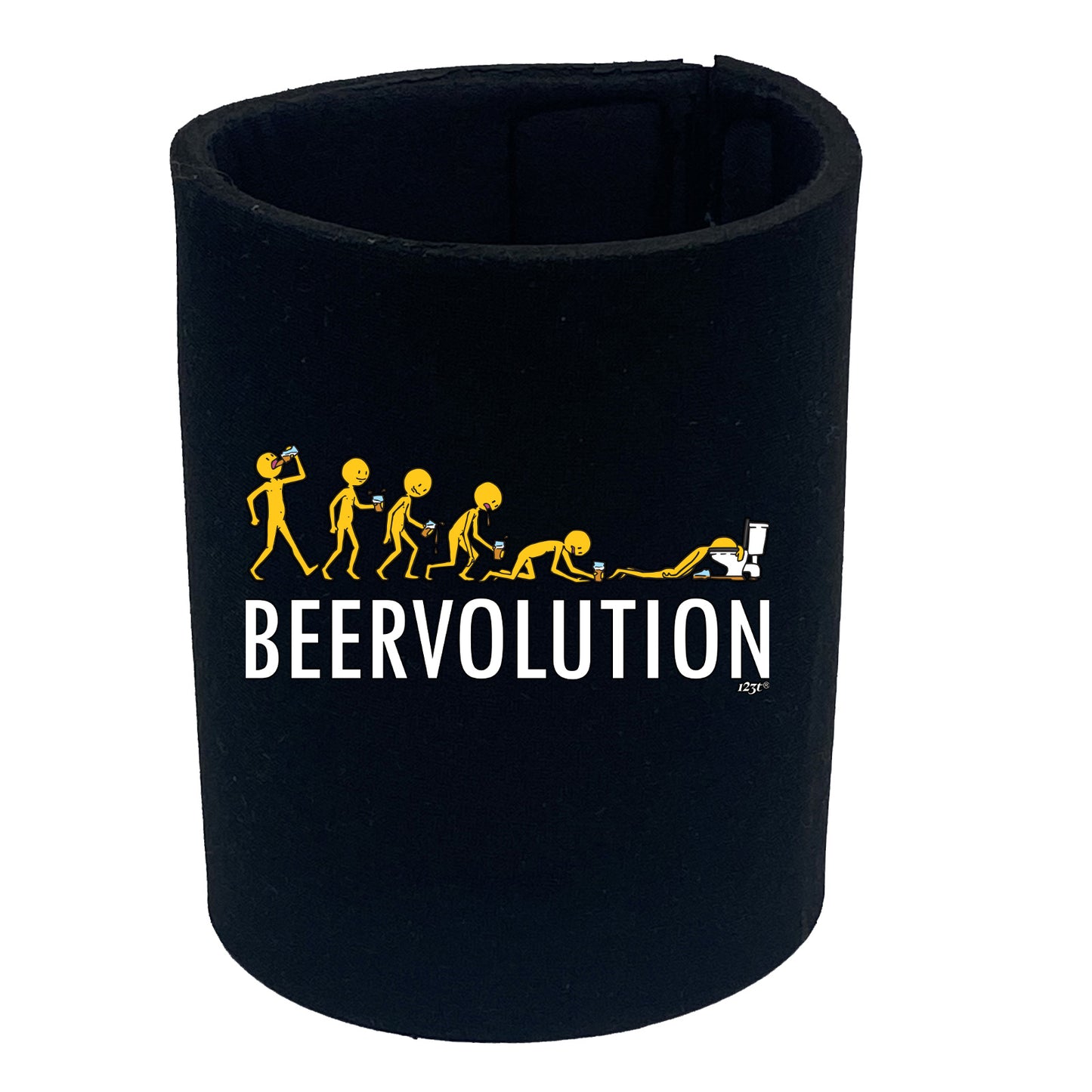 Beervolution Beer Evolution - Funny Stubby Holder