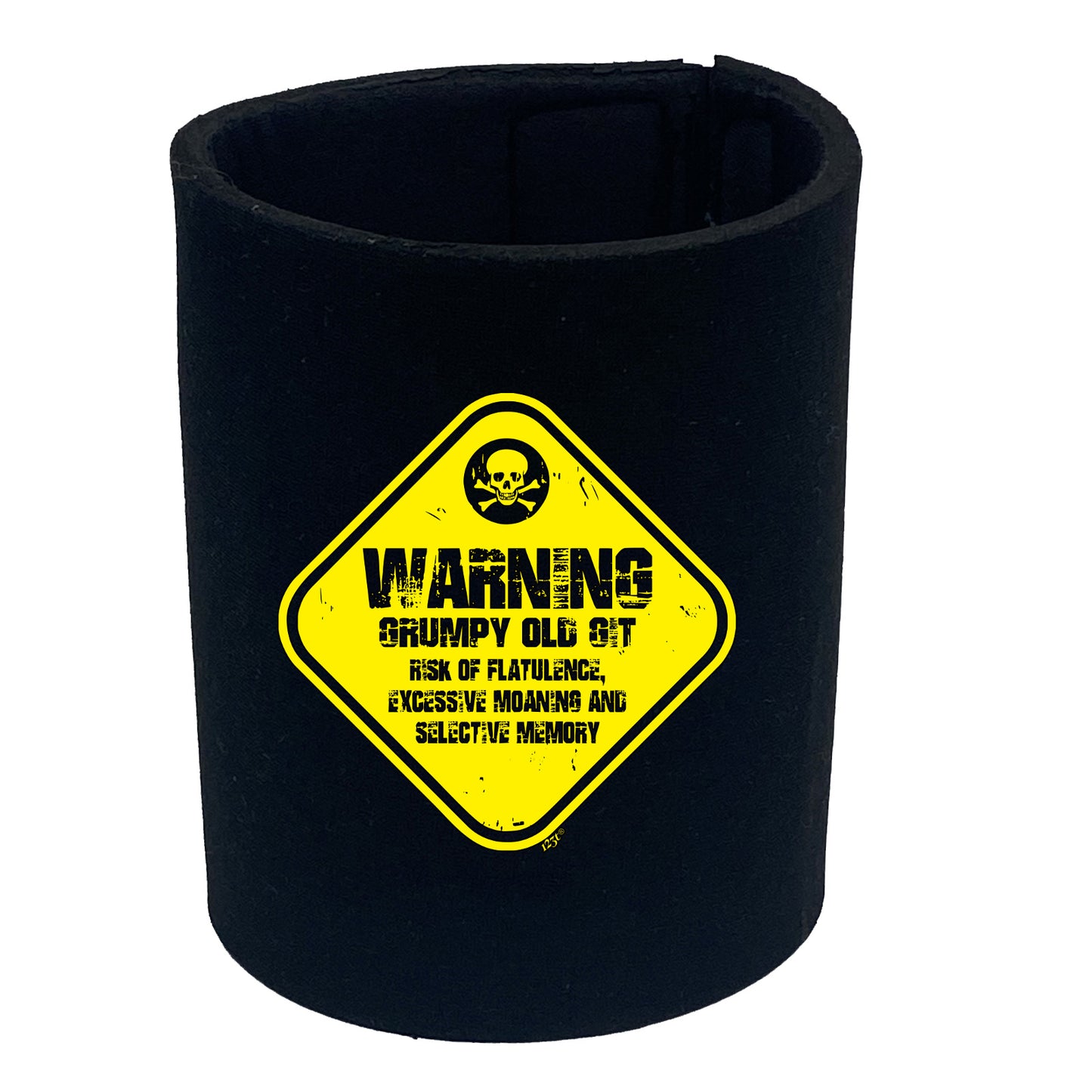 Warning Grumpy Old Git - Funny Stubby Holder