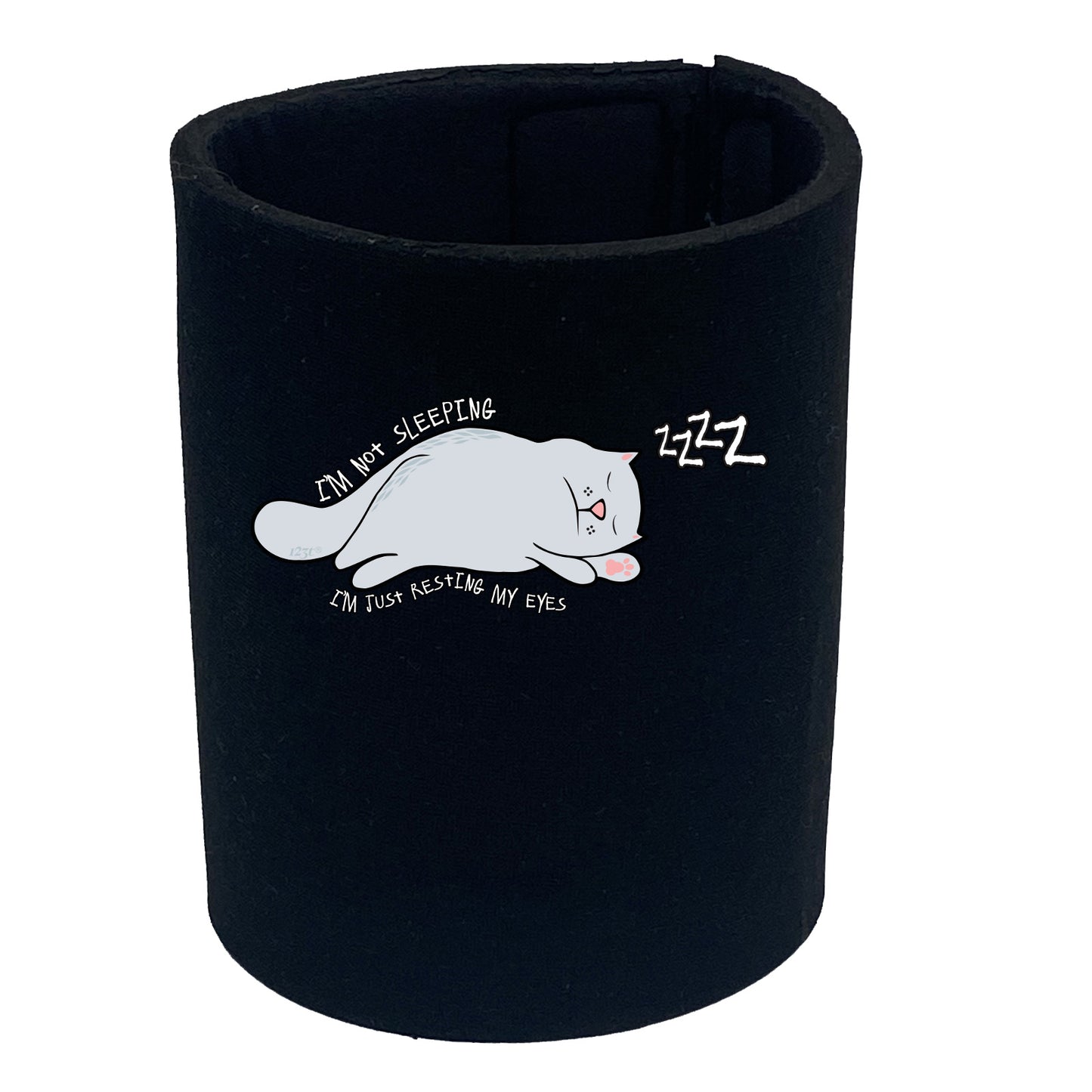 Im Not Sleeping Cat - Funny Stubby Holder