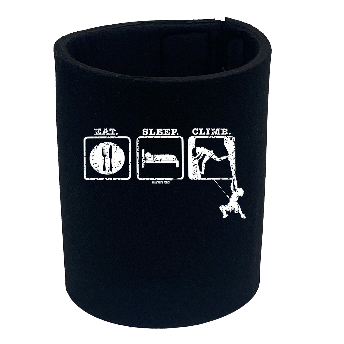 Aa Eat Sleep Climbing 2 Climbers - Funny Stubby Holder