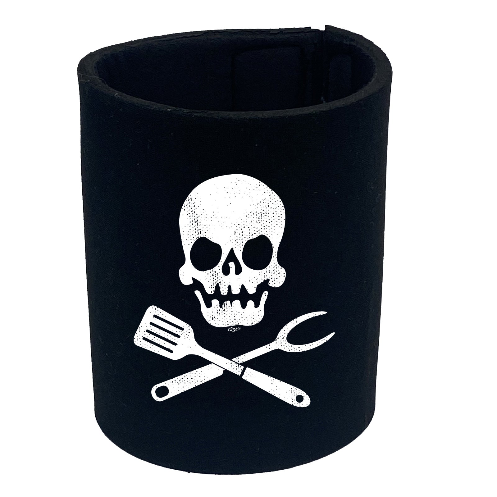 Cooking Skull Chef Kitchen - Funny Stubby Holder