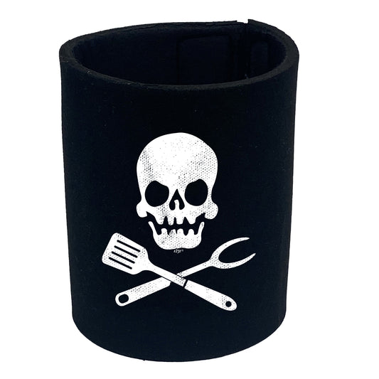 Cooking Skull Chef Kitchen - Funny Stubby Holder