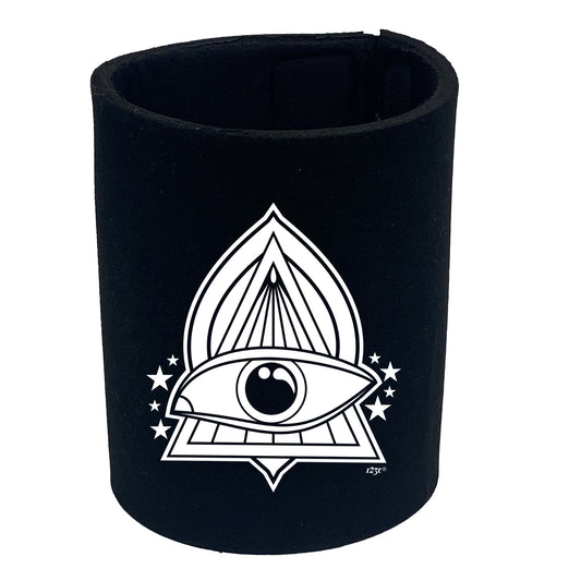 Festival Triangle Eye White - Funny Stubby Holder