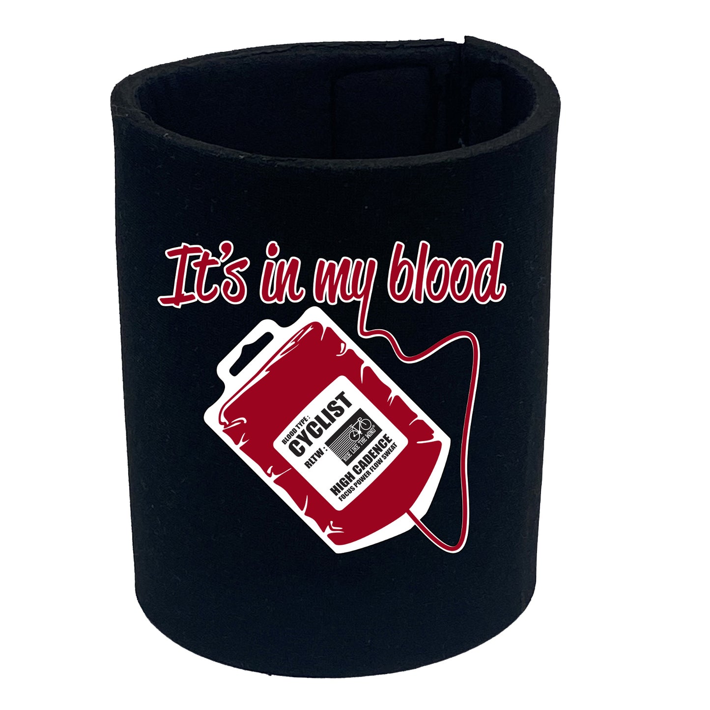 Rltw Its In My Blood - Funny Stubby Holder