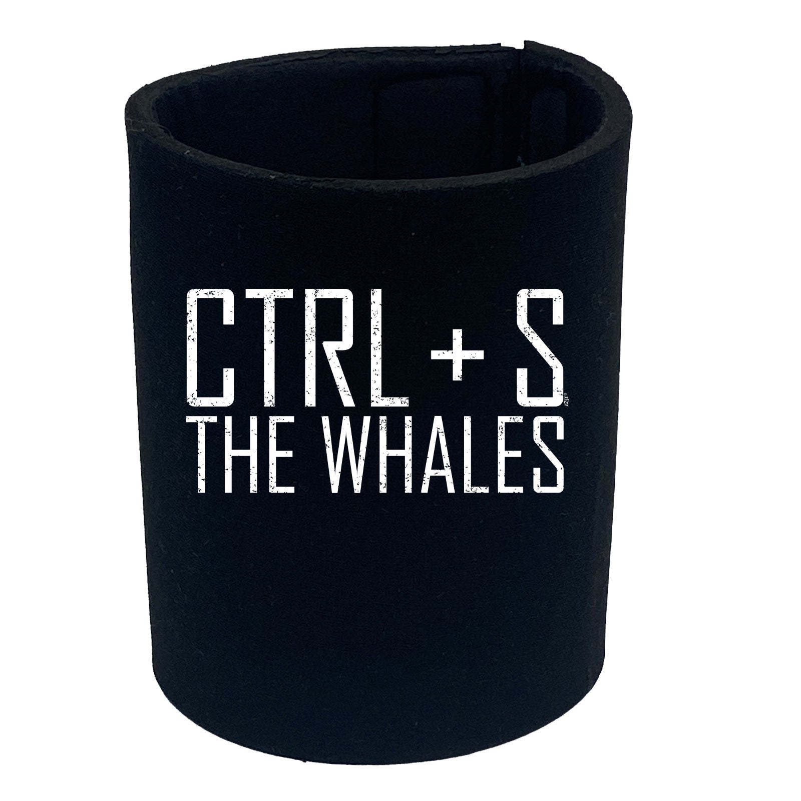 Ctrl S Save The Whales - Funny Stubby Holder