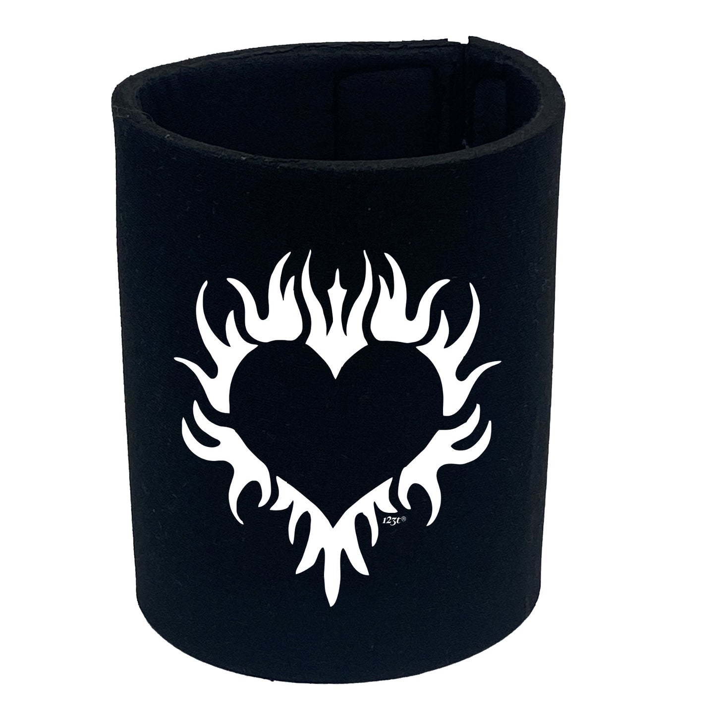 Flaming Heart - Funny Stubby Holder