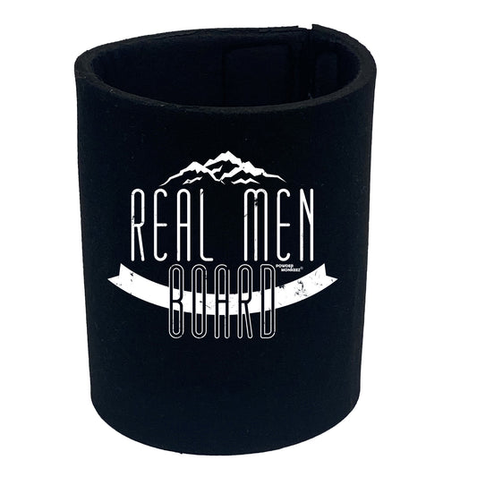 Pm Real Men Board - Funny Stubby Holder