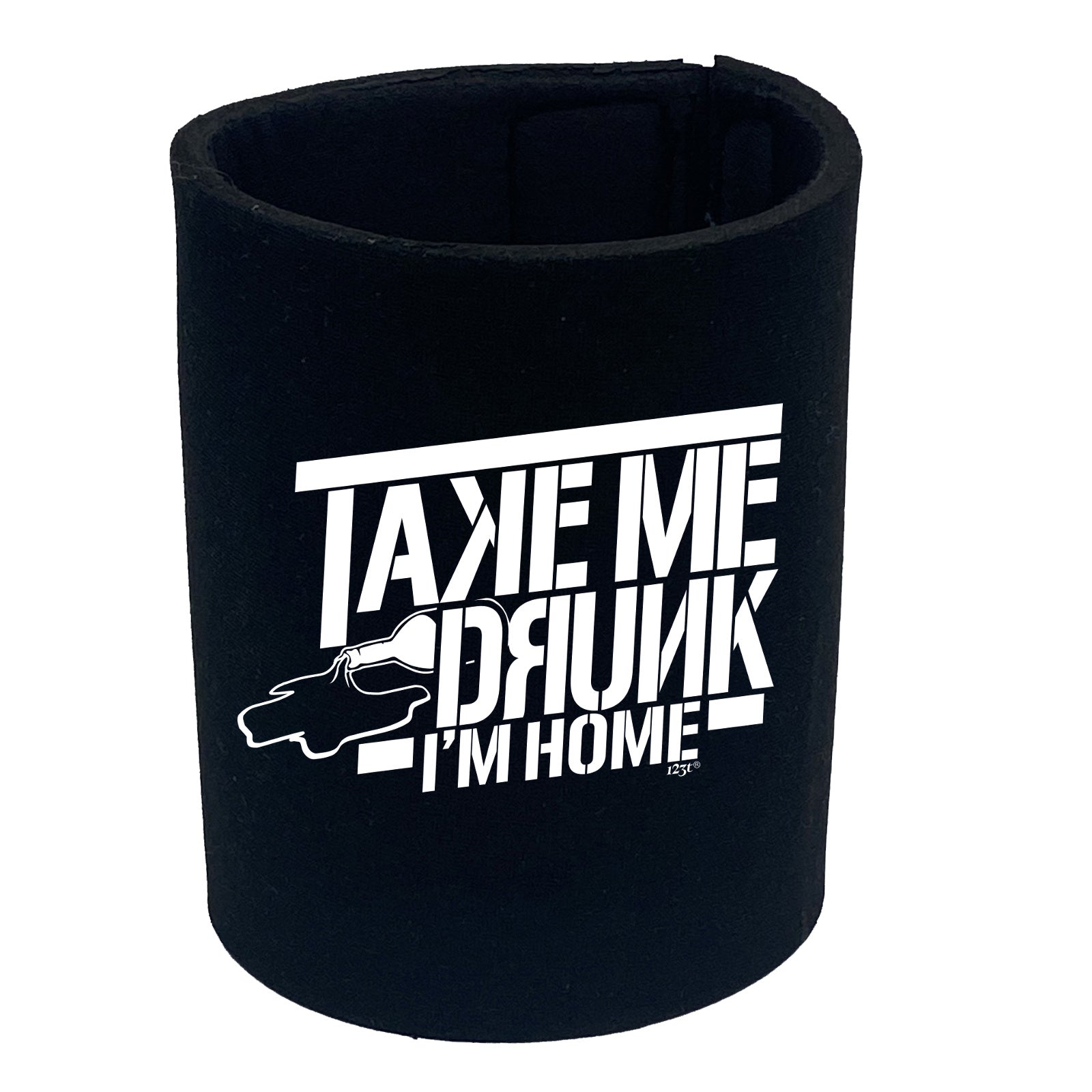 Take Me Drunk Im Home - Funny Stubby Holder