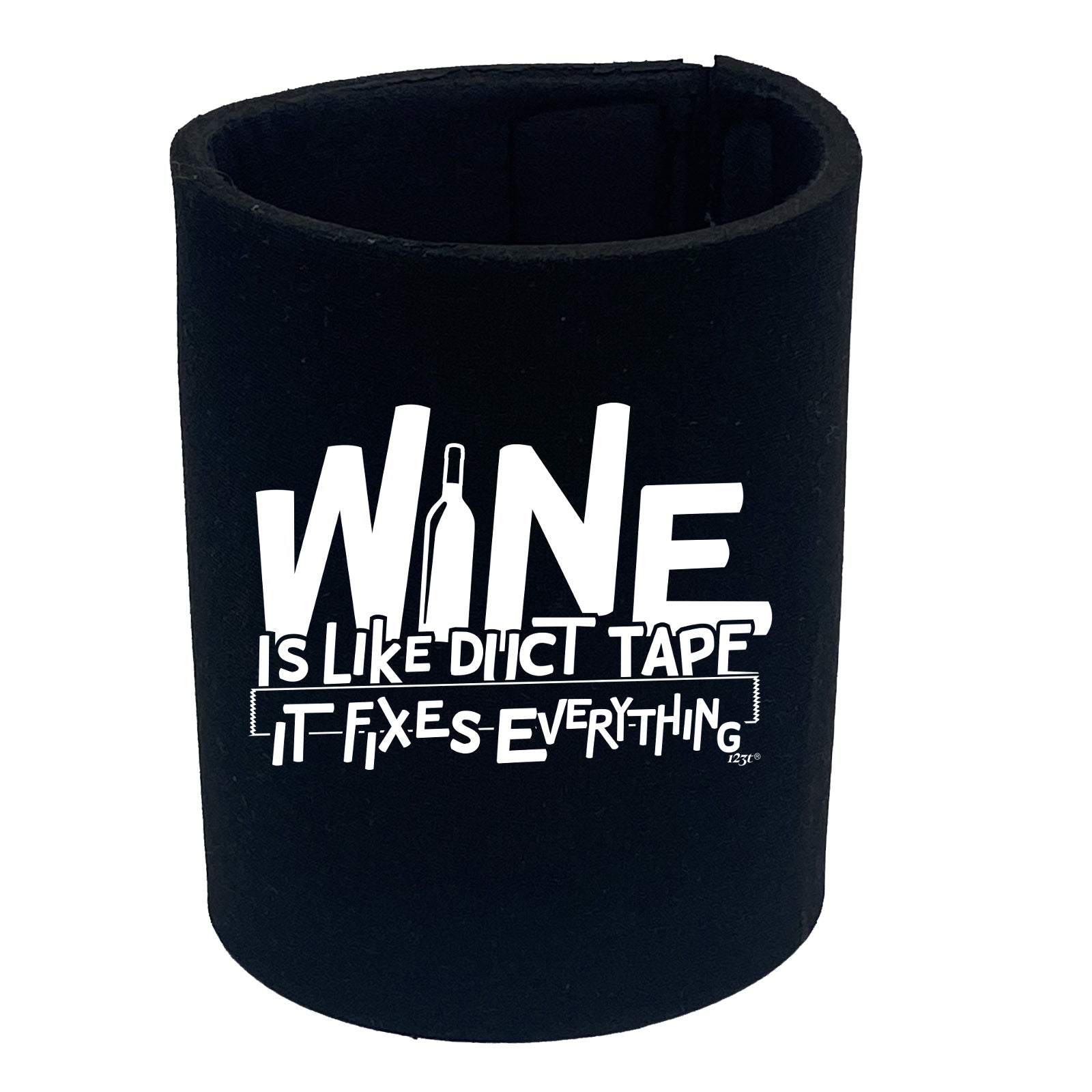 Wine Is Like Duct Tape - Funny Stubby Holder