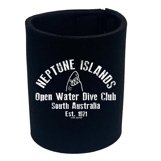 Ow Neptune Island - Funny Stubby Holder