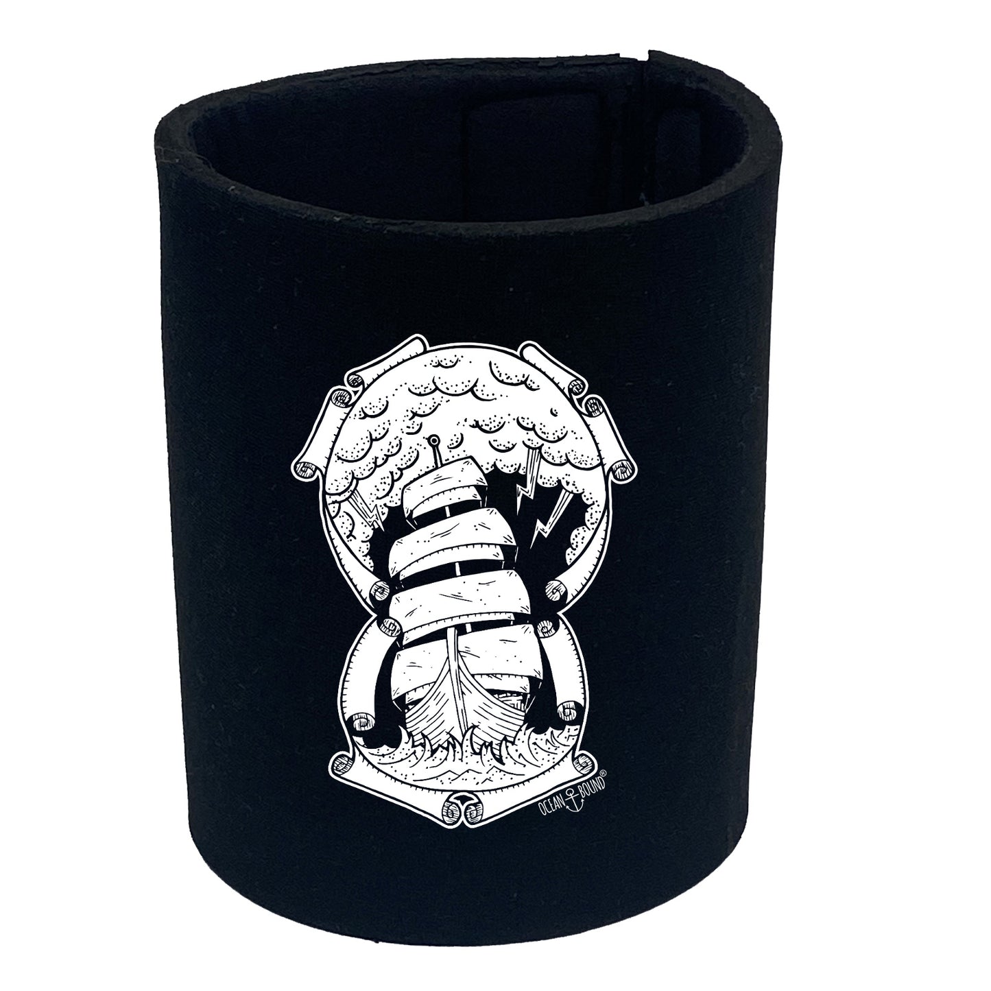 Ob Ship Through The Storm - Funny Stubby Holder