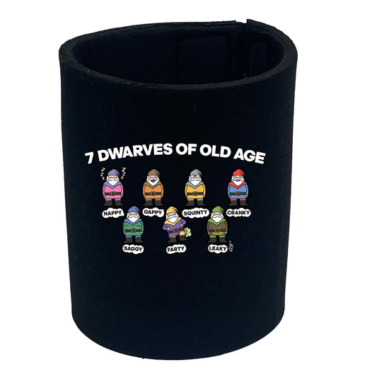 7 Dwarves Of Old Age - Funny Stubby Holder