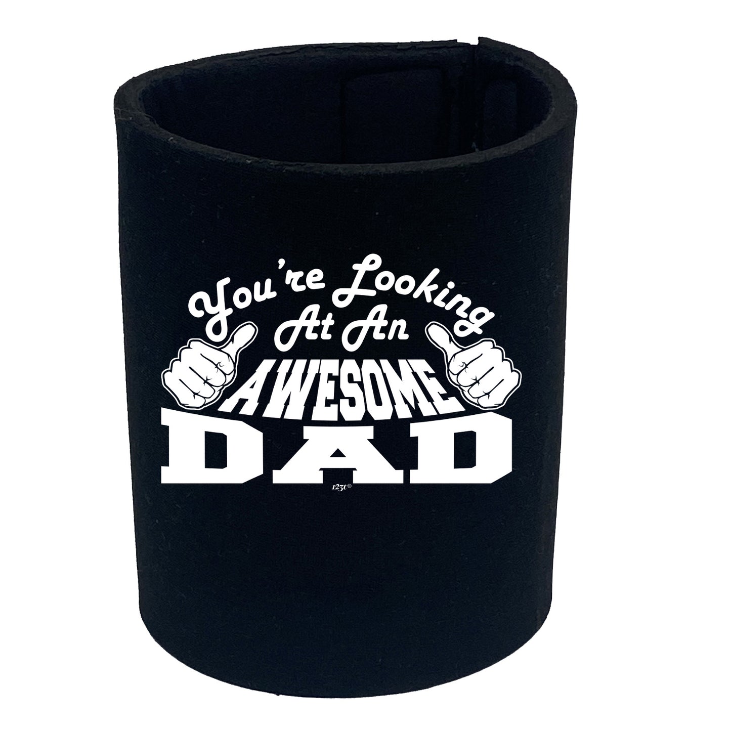 Youre Looking At An Awesome Dad - Funny Stubby Holder