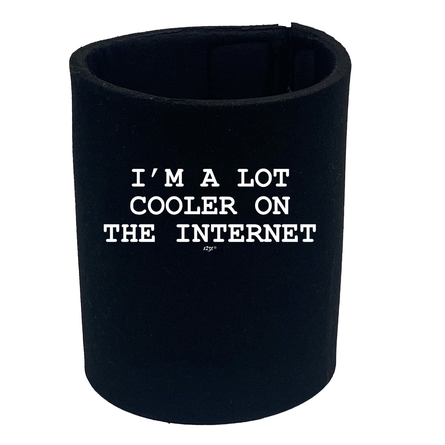 Im A Lot Cooler On The Internet - Funny Stubby Holder