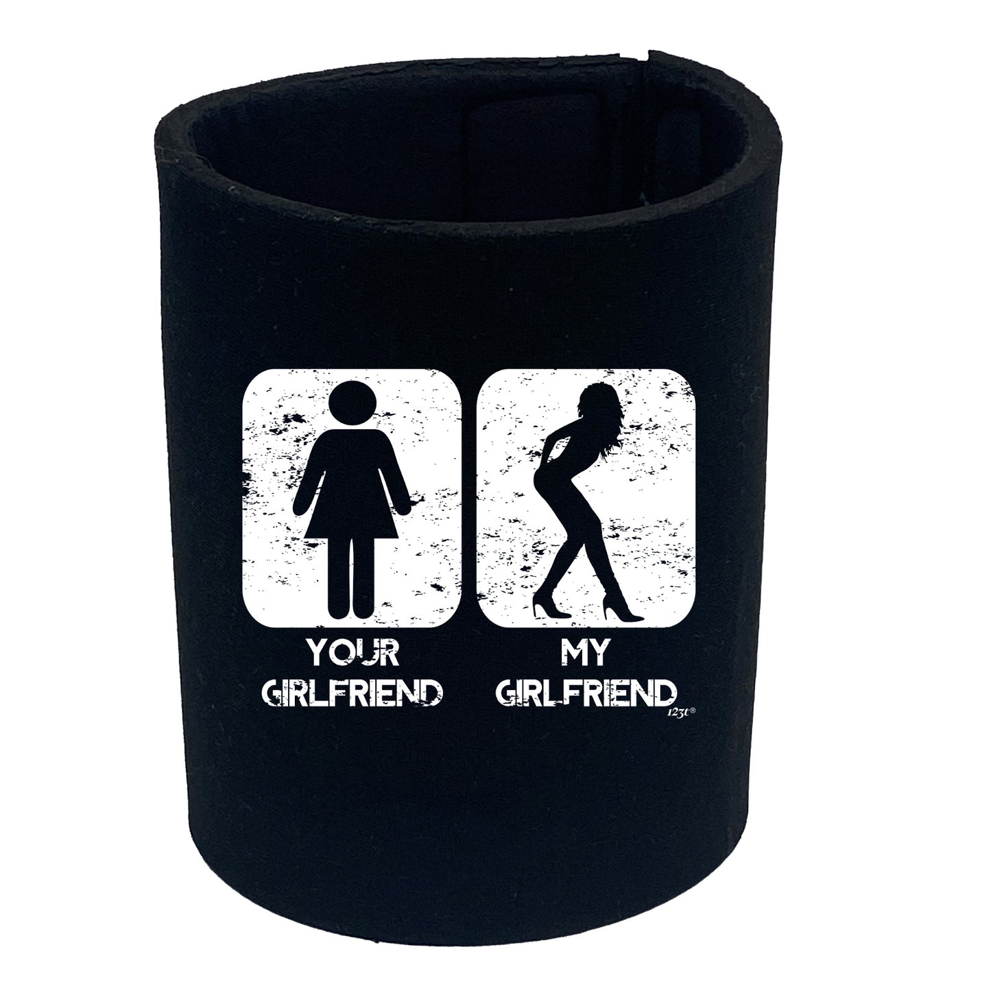 Your Girlfriend My Girlfriend - Funny Stubby Holder