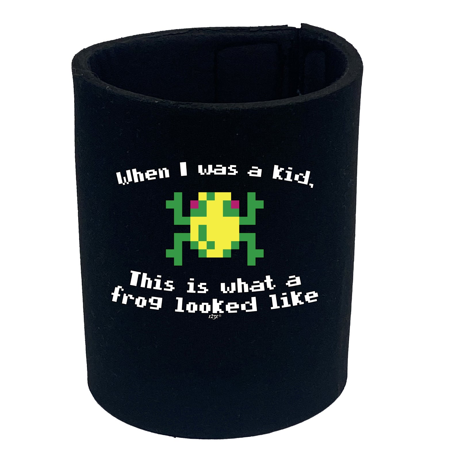 When Was A Kid This Is What A Frog Looked Like - Funny Stubby Holder