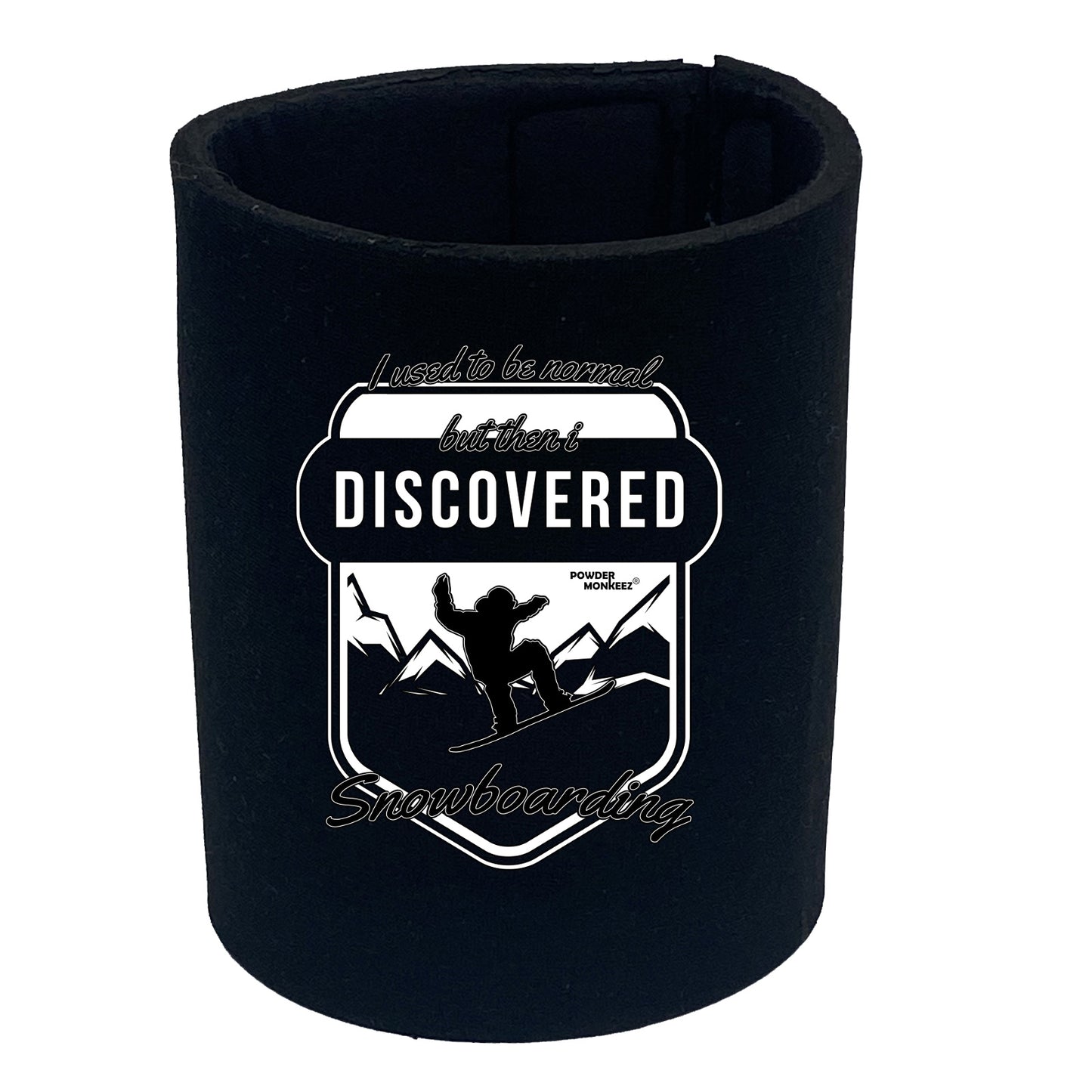 Pm I Used To Be Normal Snowboarding - Funny Stubby Holder