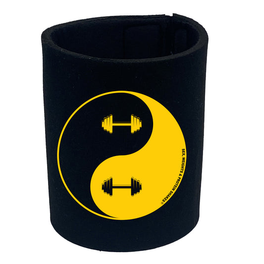 Swps Dumbbell Yin Yang - Funny Stubby Holder