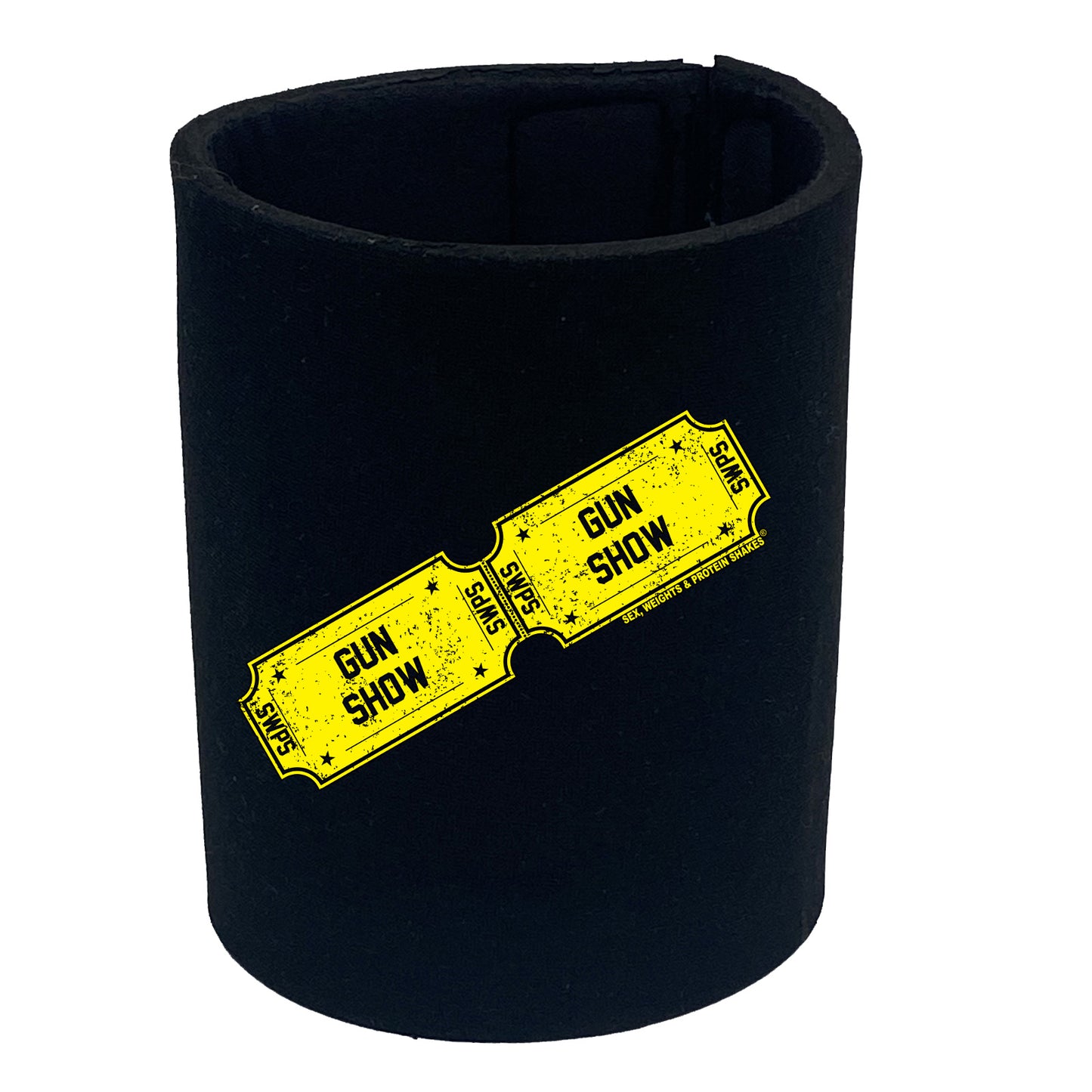 Swps Gun Show Tickets - Funny Stubby Holder