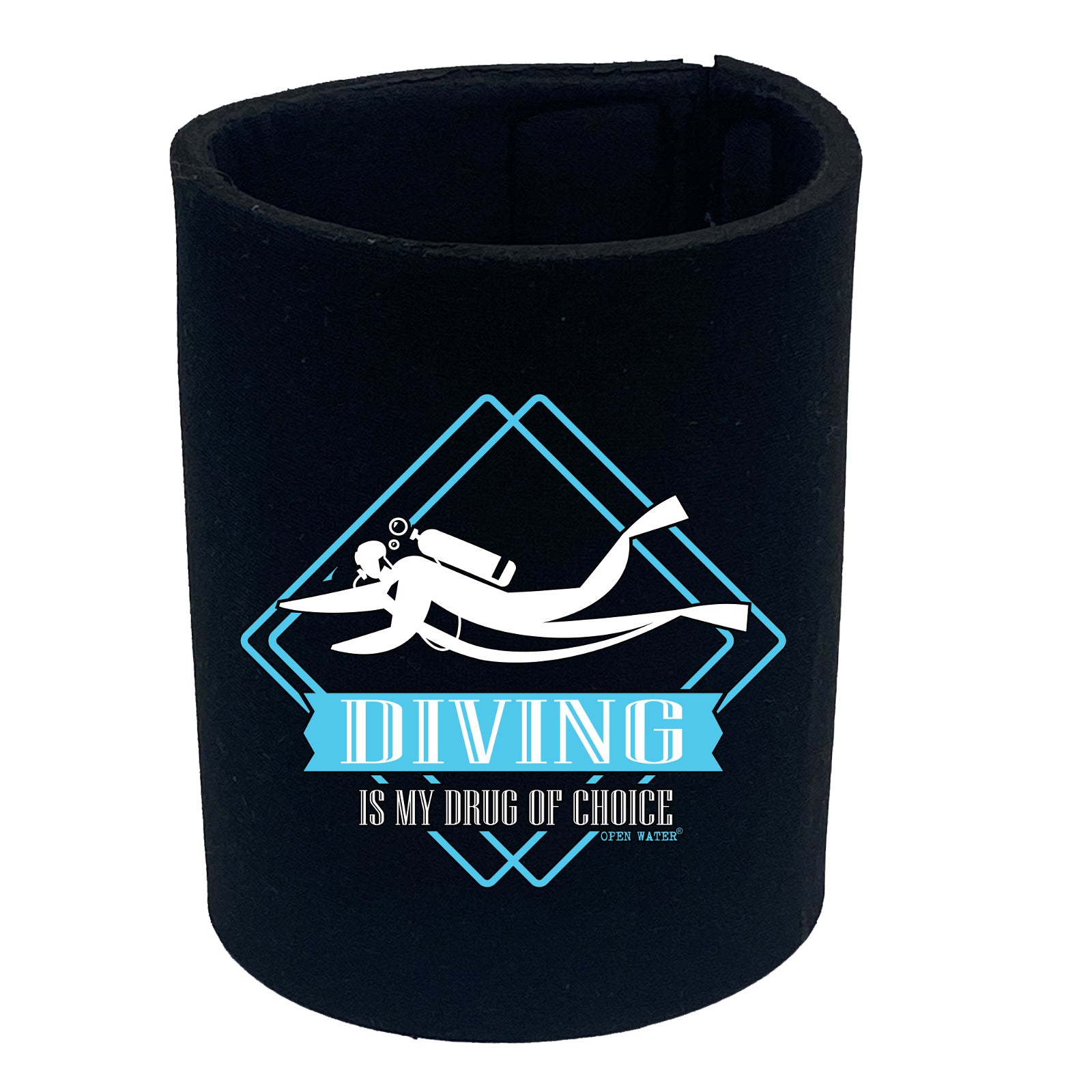 Ow Drug Of Choice Diving - Funny Stubby Holder