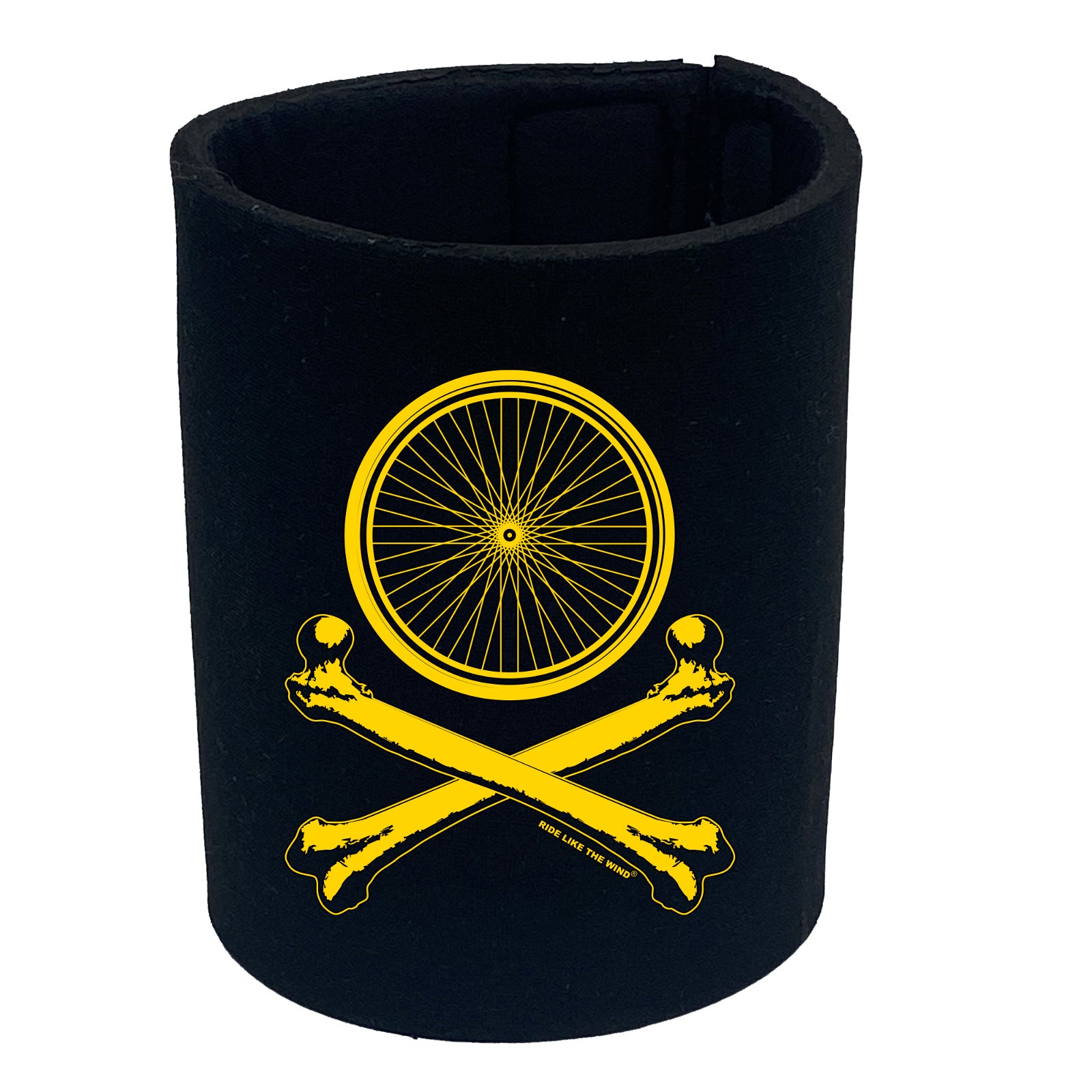 Rltw Wheel Crossbones - Funny Stubby Holder