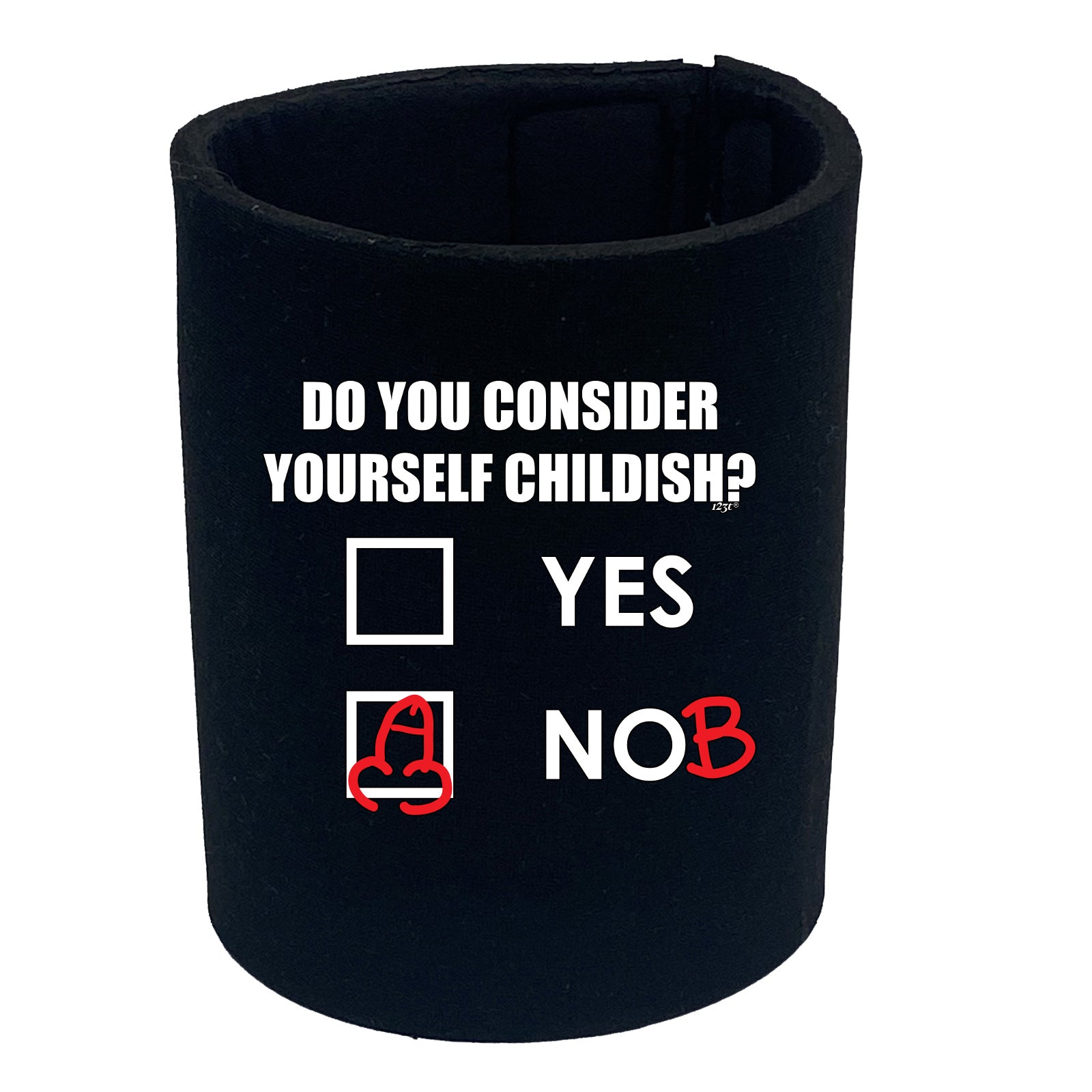 Consider Yourself Childish - Funny Stubby Holder