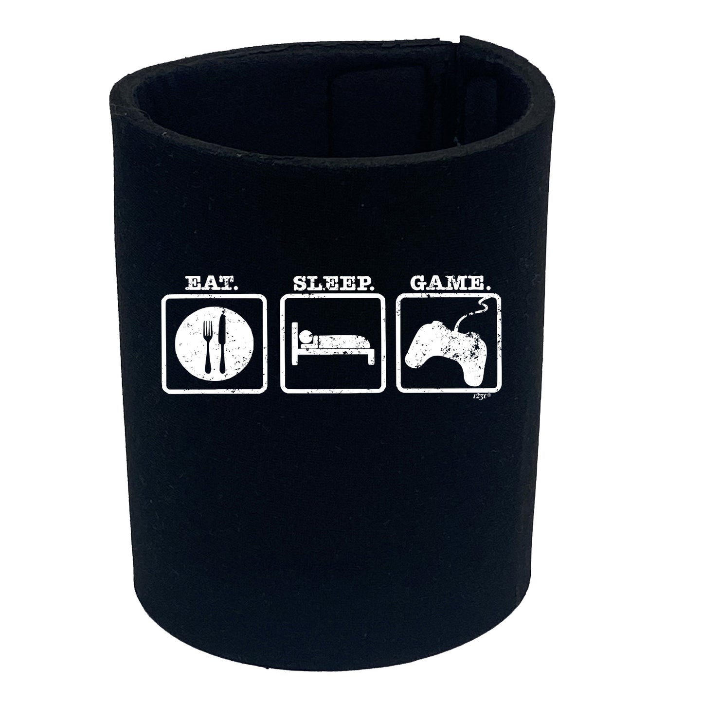 Eat Sleep Game - Funny Stubby Holder