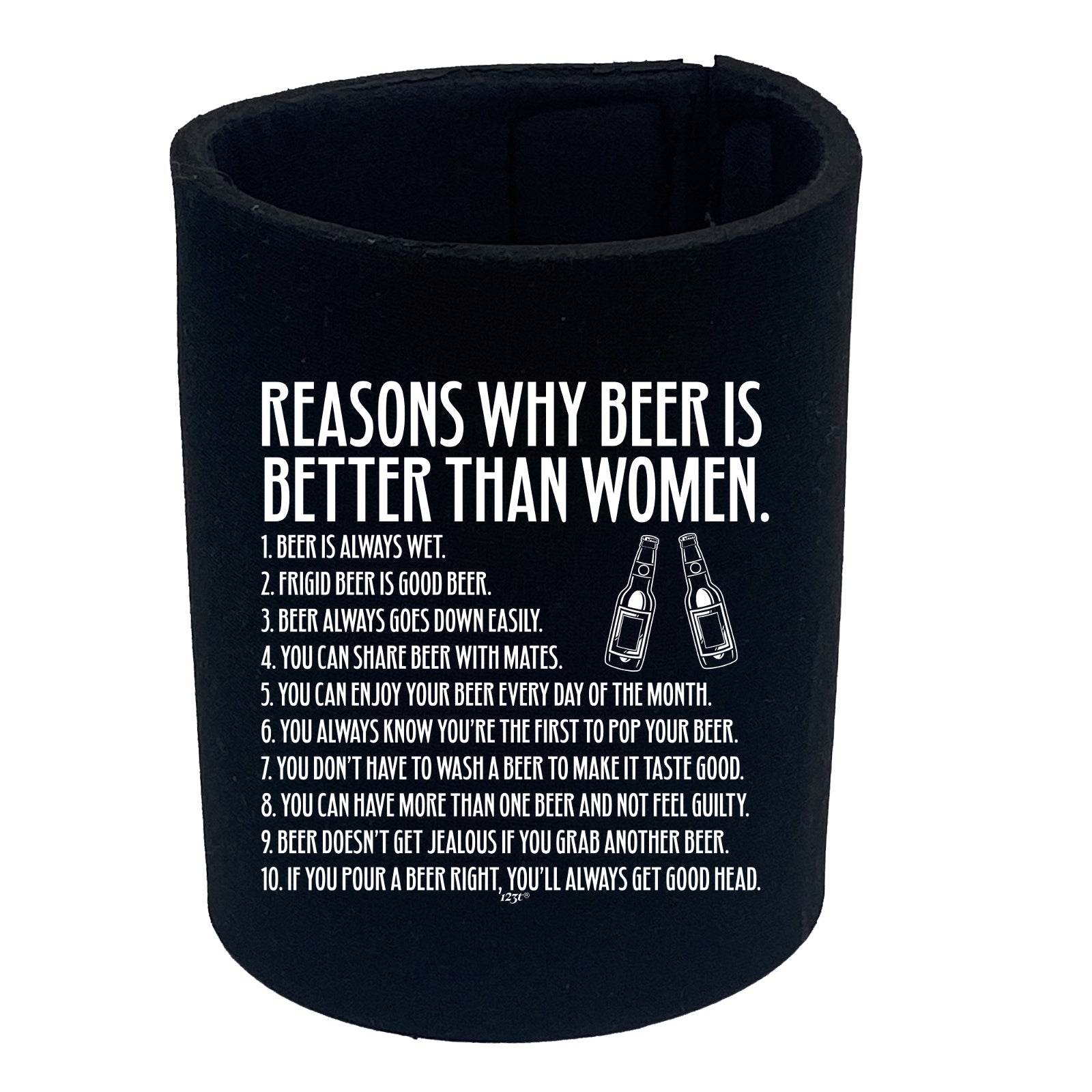 Reasons Why Beer Is Better Than Women - Funny Stubby Holder