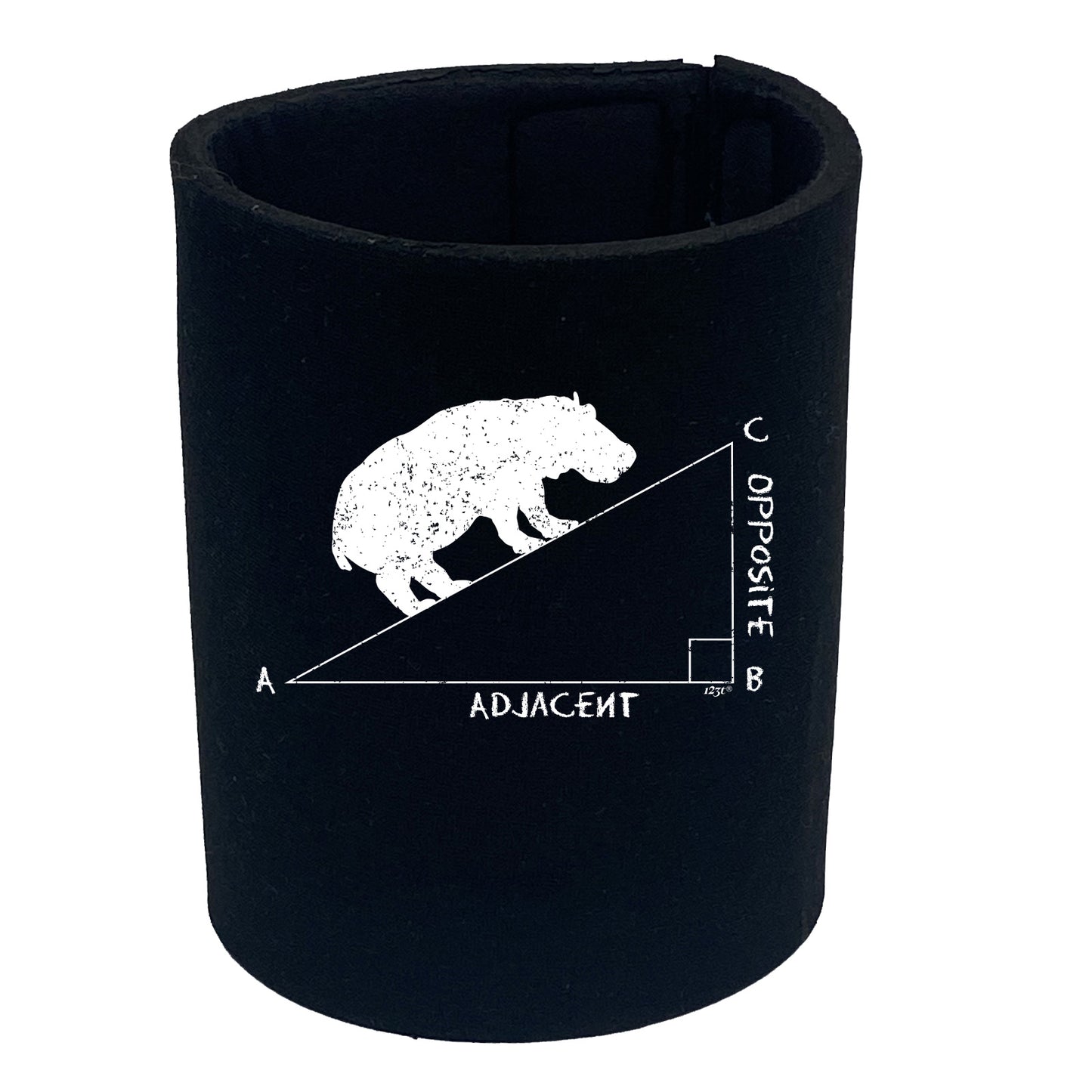 Hypotenuse Hippo Hippopotamus - Funny Stubby Holder