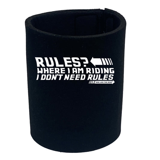 Rltw Rules Where I Am Riding - Funny Stubby Holder