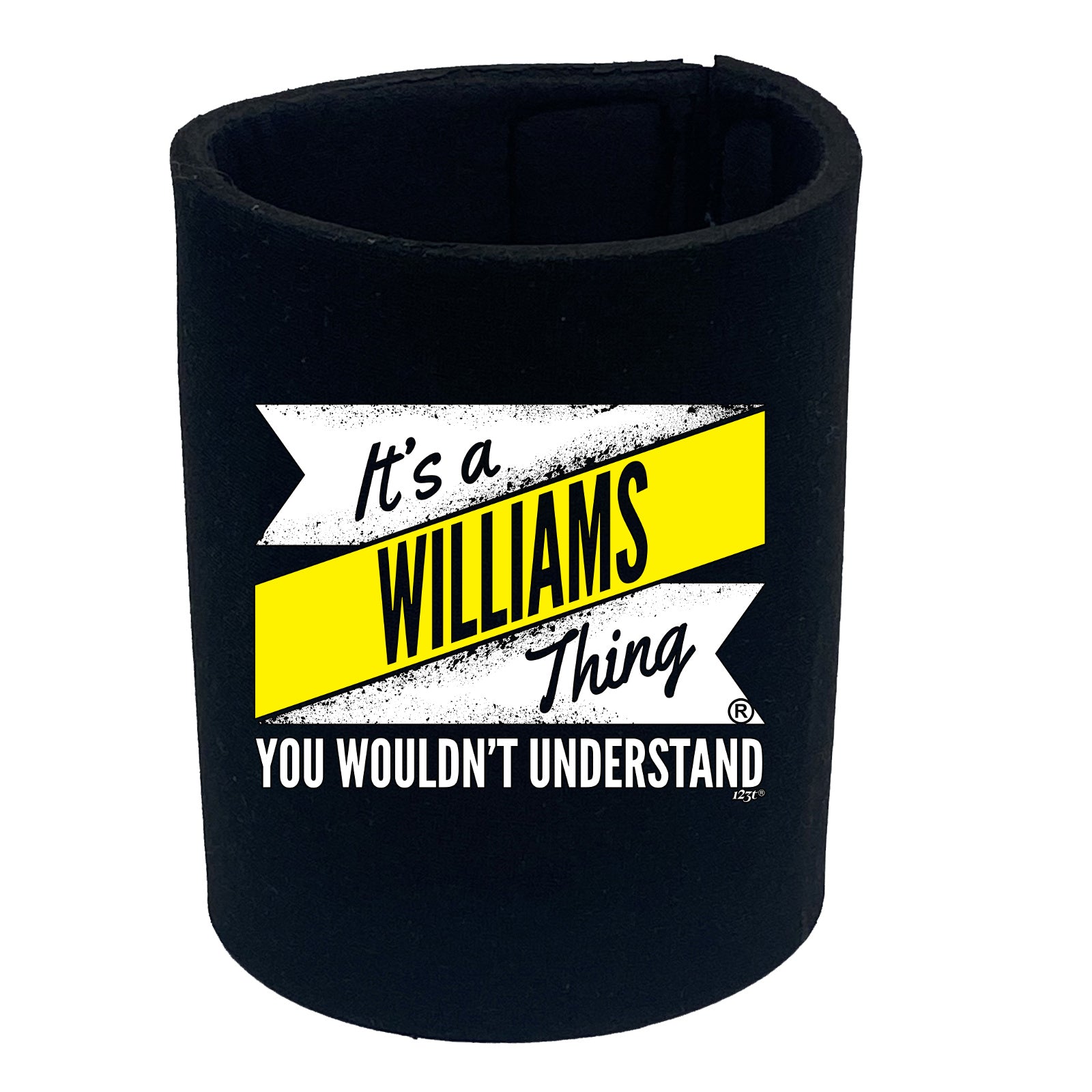 Williams V2 Surname Thing - Funny Stubby Holder