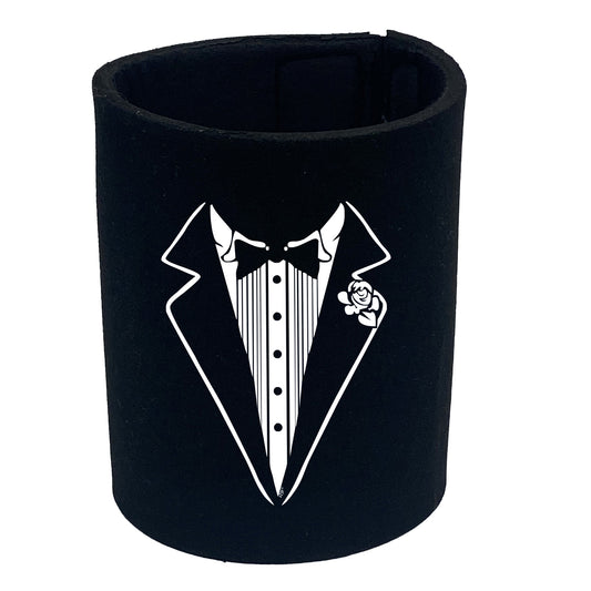 Tuxedo White - Funny Stubby Holder