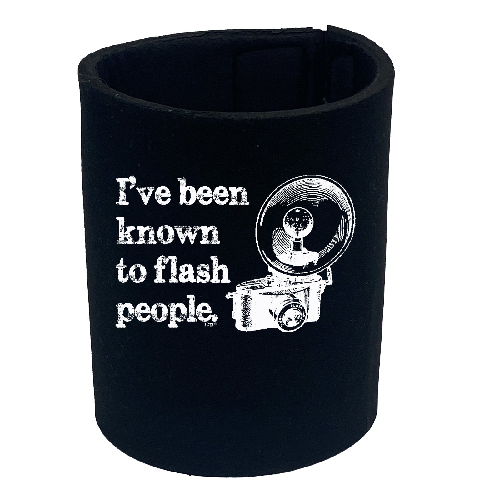 Ive Been Known To Flash People White - Funny Stubby Holder