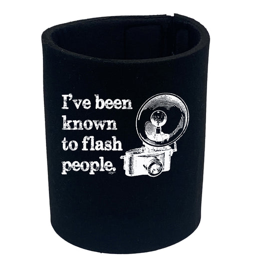 Ive Been Known To Flash People White - Funny Stubby Holder