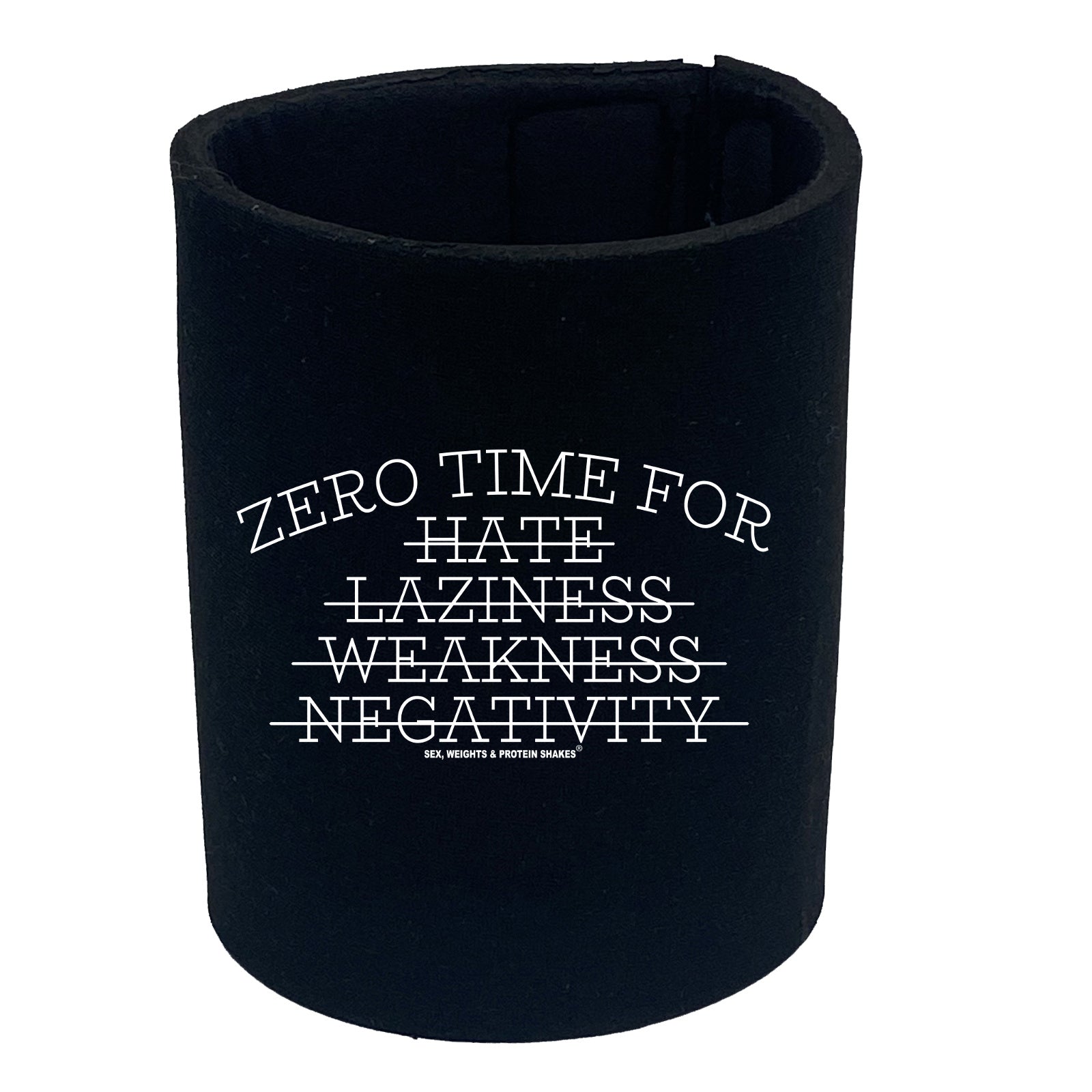 Swps Zero Time For Hate Laziness - Funny Stubby Holder