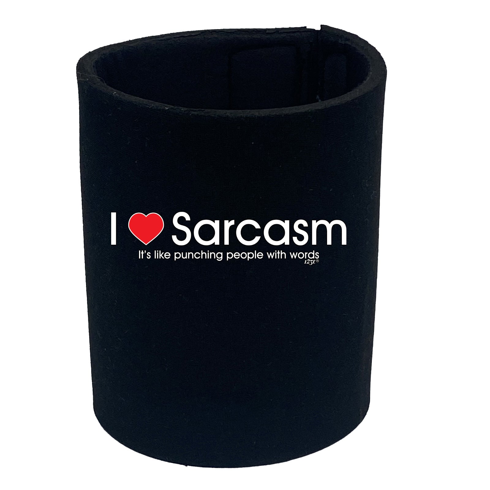 Love Sarcasm Punching - Funny Stubby Holder
