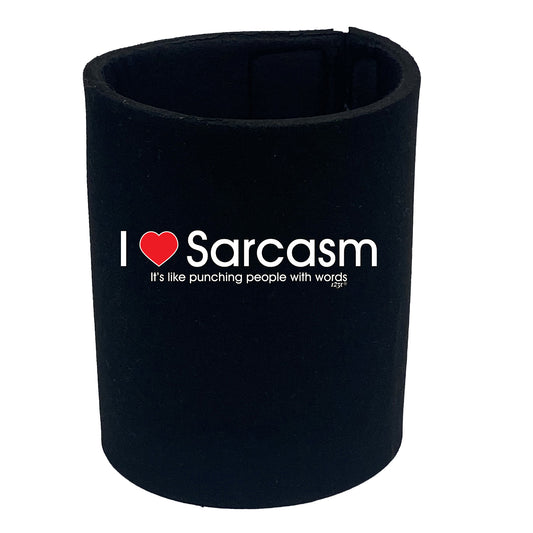 Love Sarcasm Punching - Funny Stubby Holder
