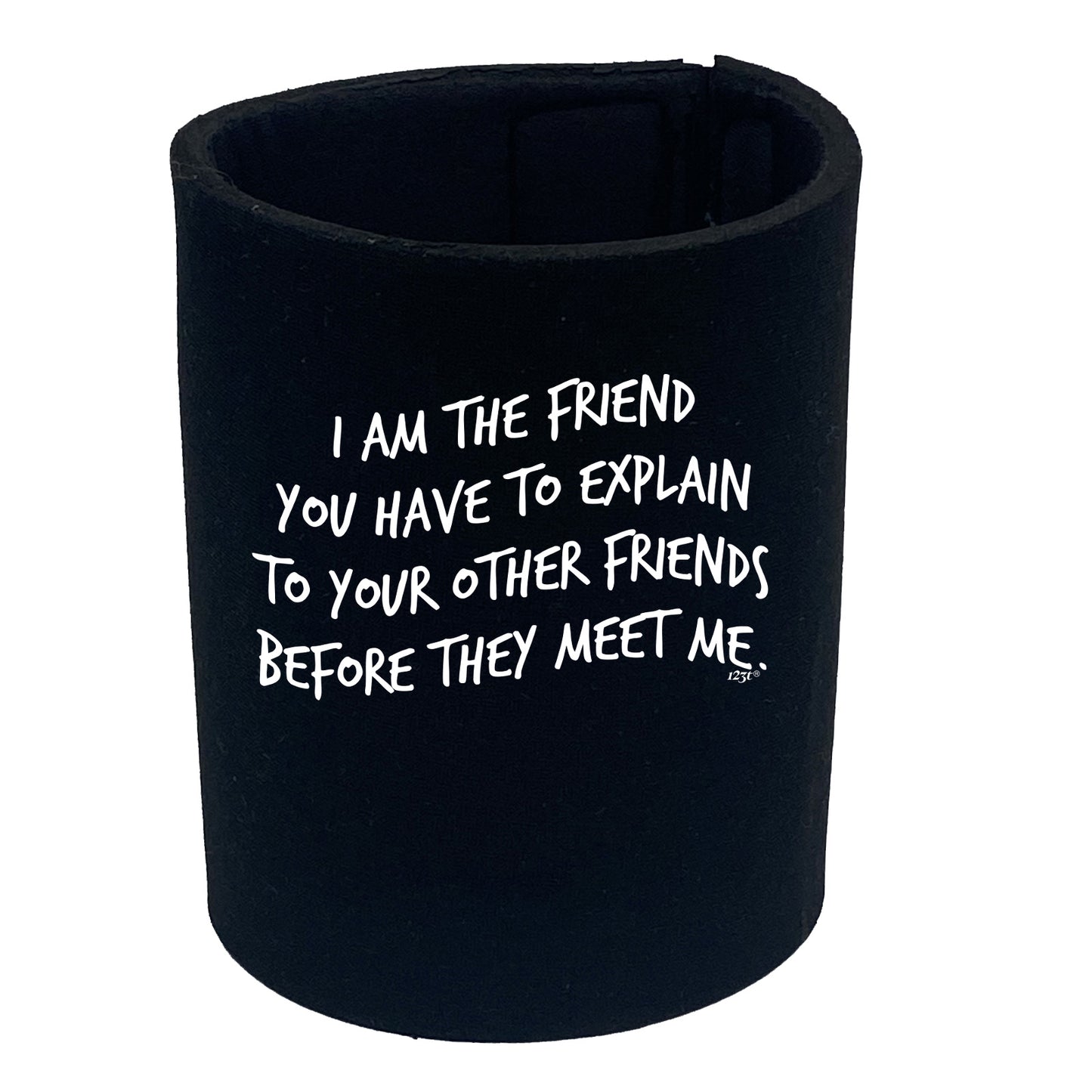 The Friend You Have To Explain - Funny Stubby Holder